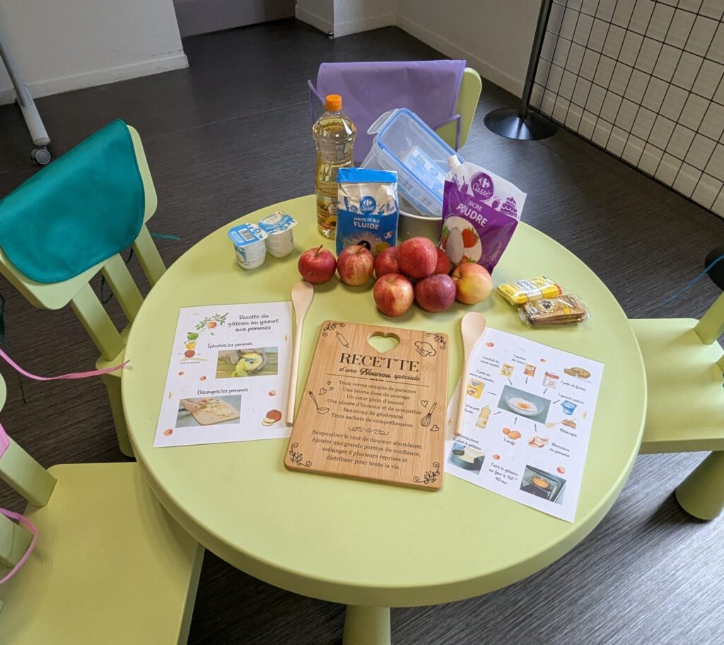 recette gâteau au pommes pour Eveil et Douceur