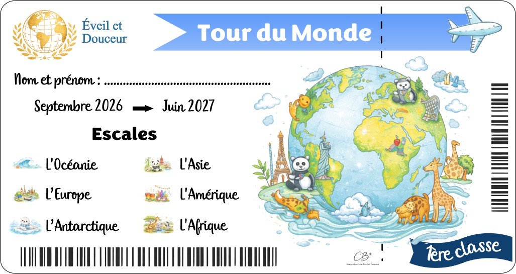 Autour du monde : une année pour voyager et découvrir